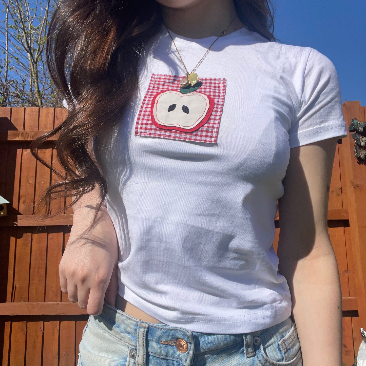 Apple baby tee