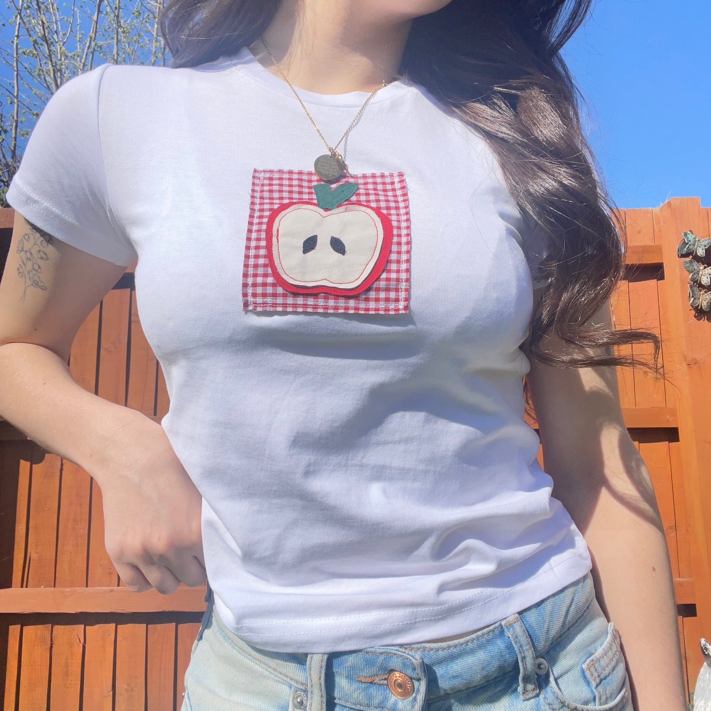 Apple baby tee