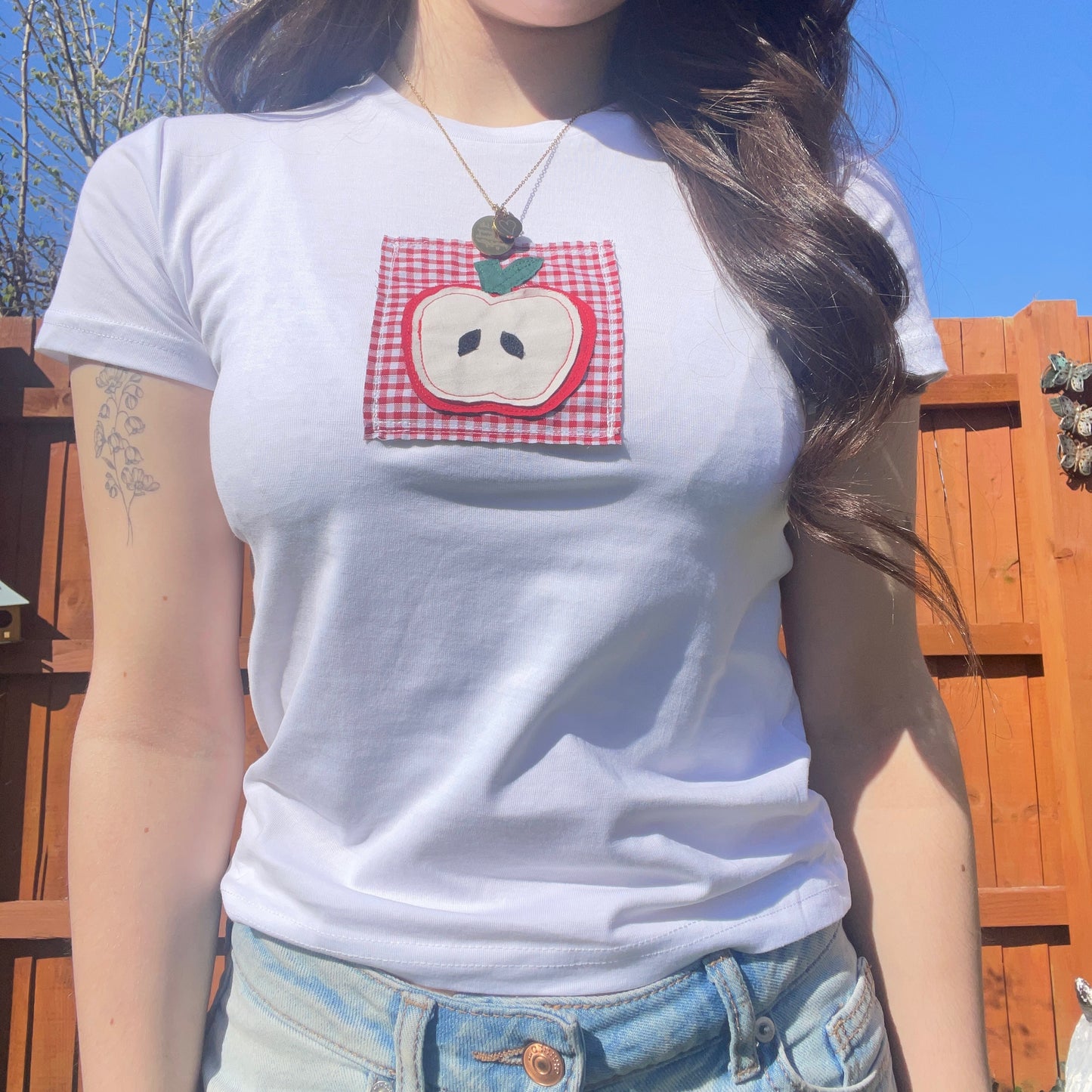 Apple baby tee