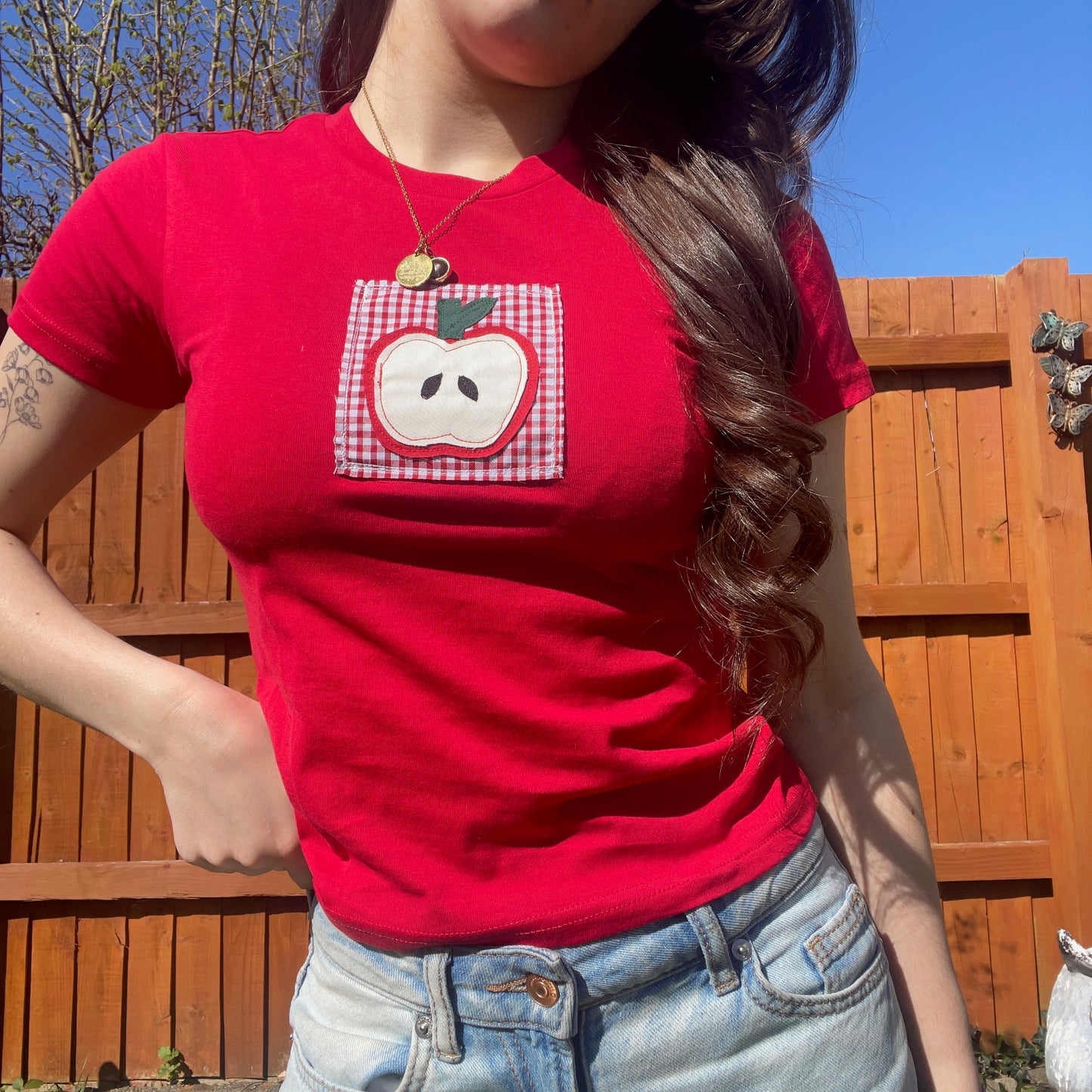 Apple baby tee