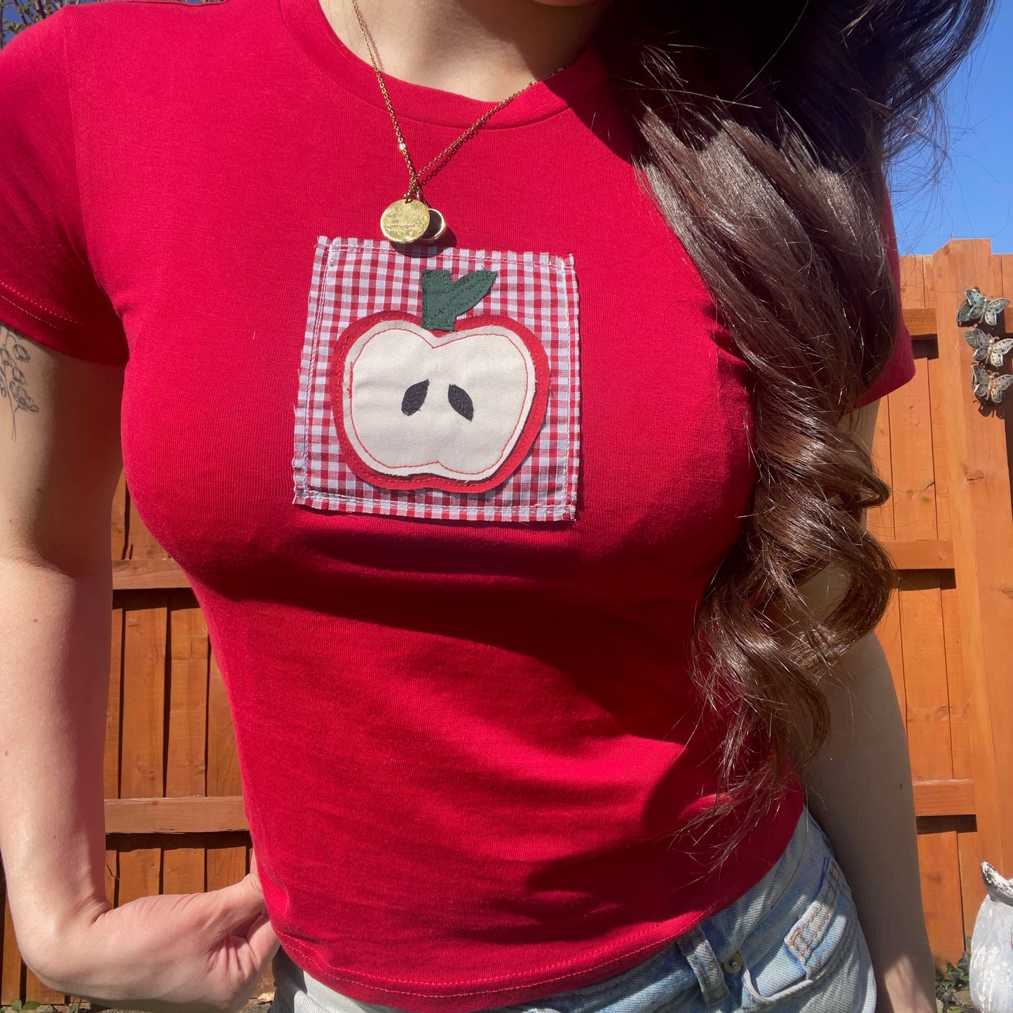Apple baby tee