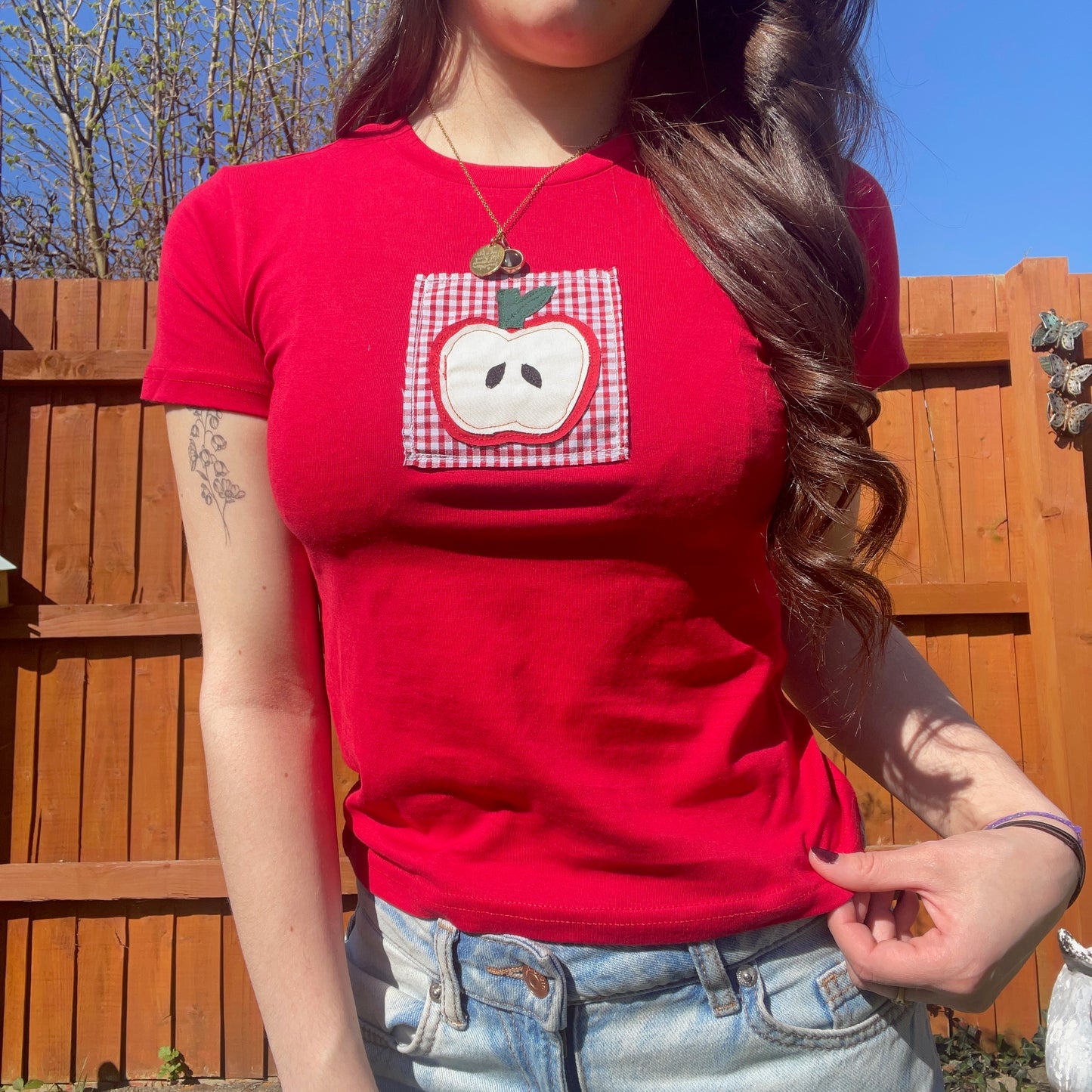 Apple baby tee