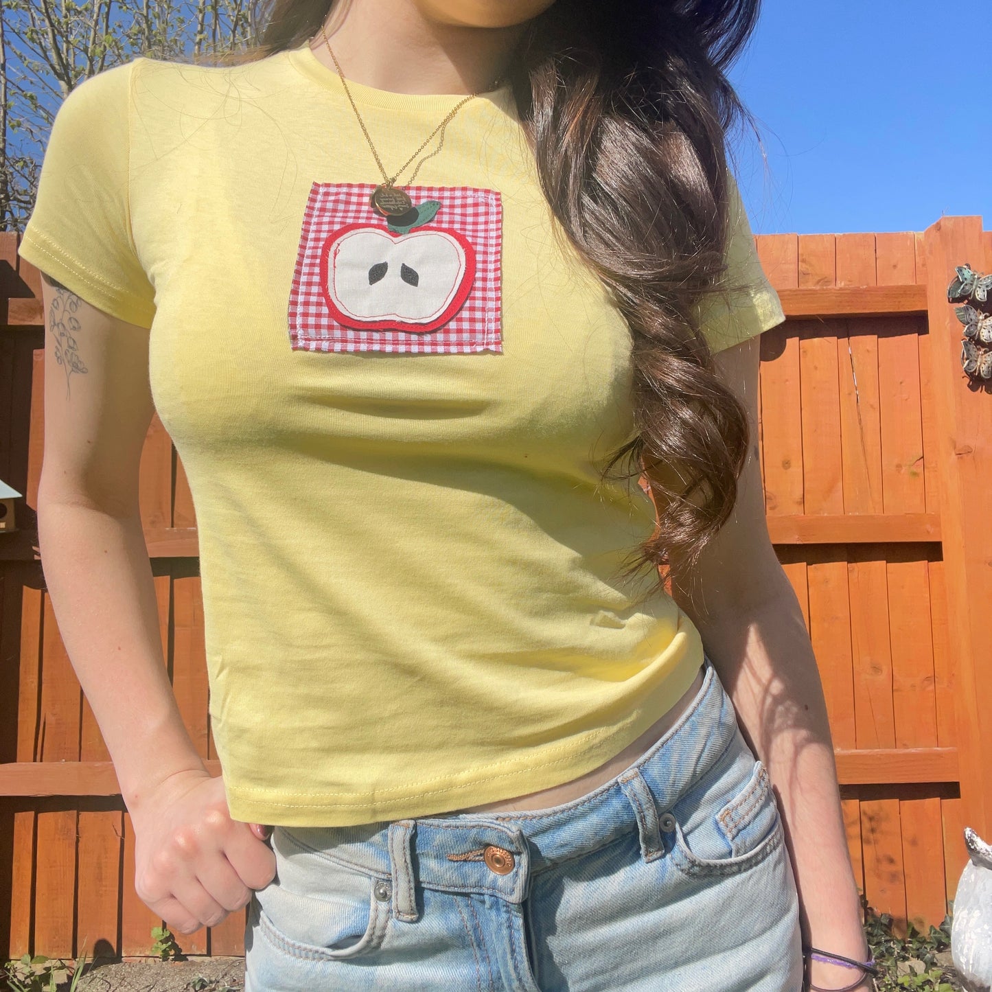 Apple baby tee