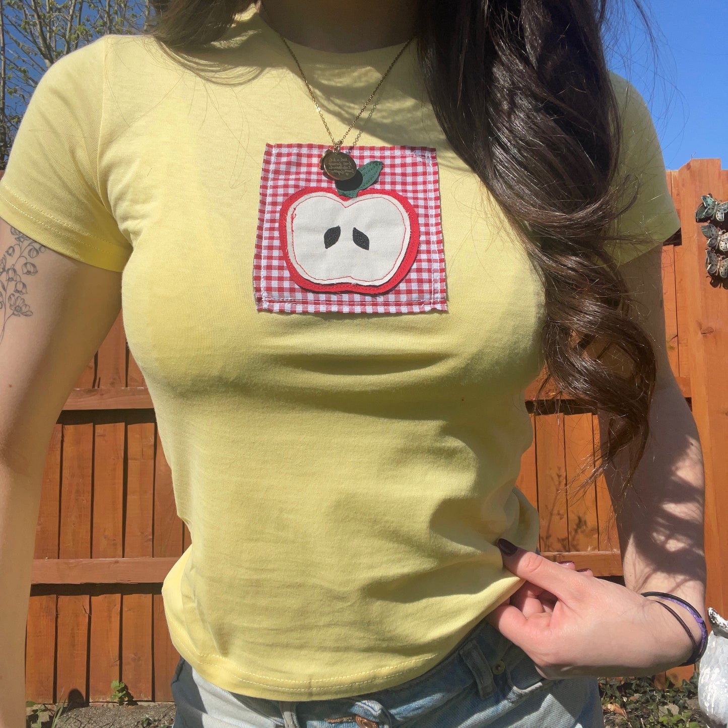 Apple baby tee