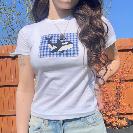 white orca tee