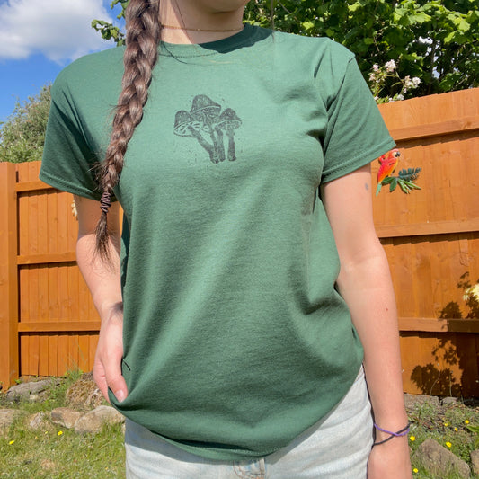 Mushroom printed T-shirt