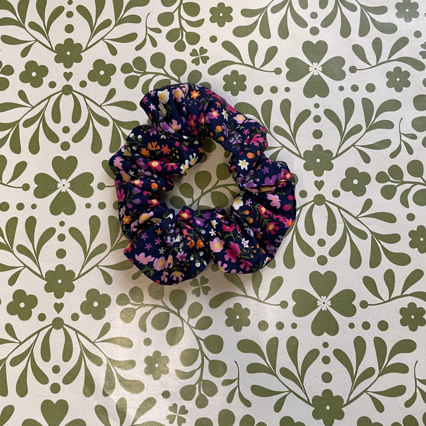 floral scrunchie