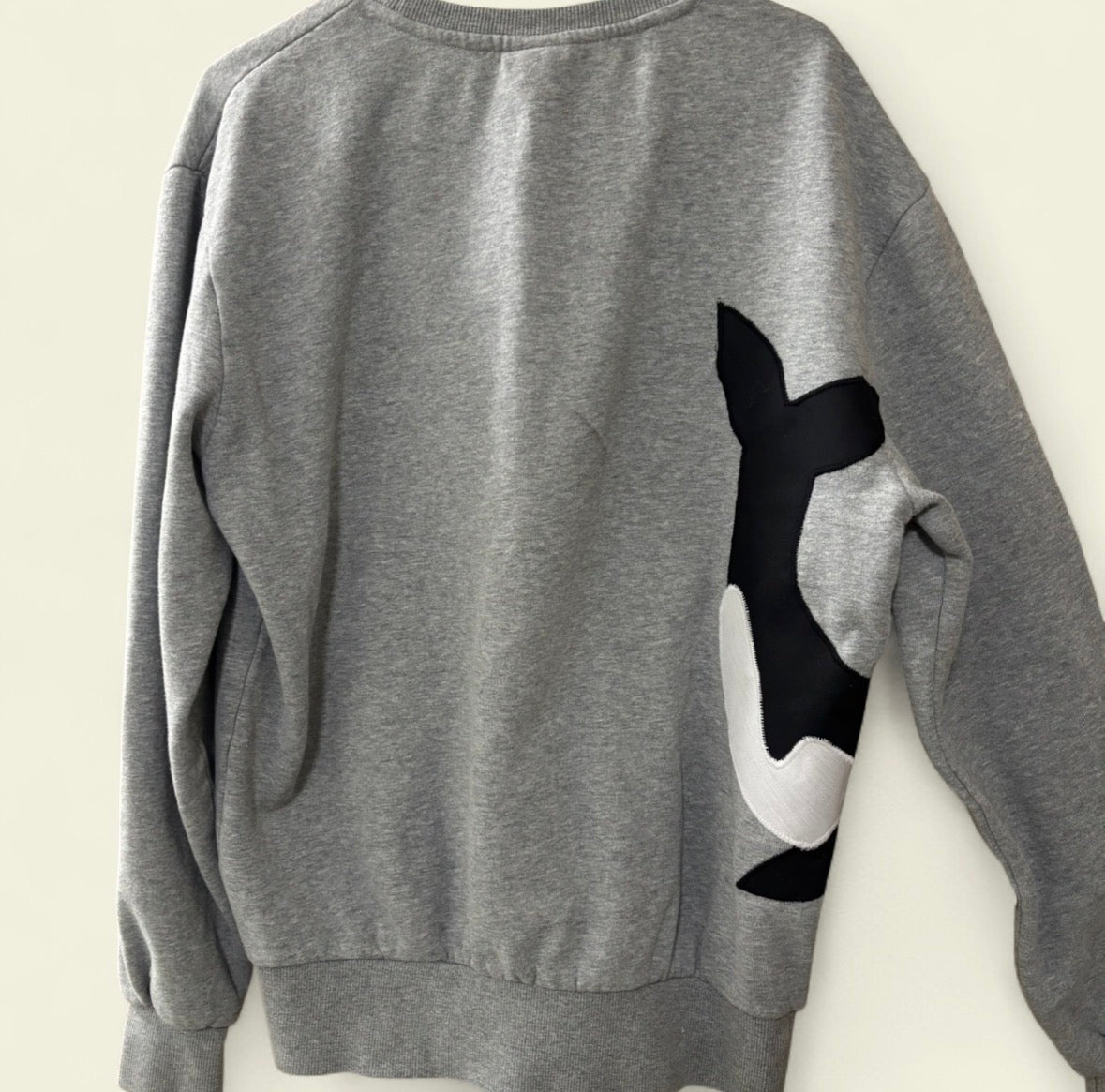 upcycled orca sweatshirt