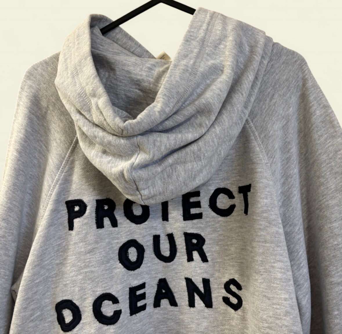 upcycled ocean hoodie