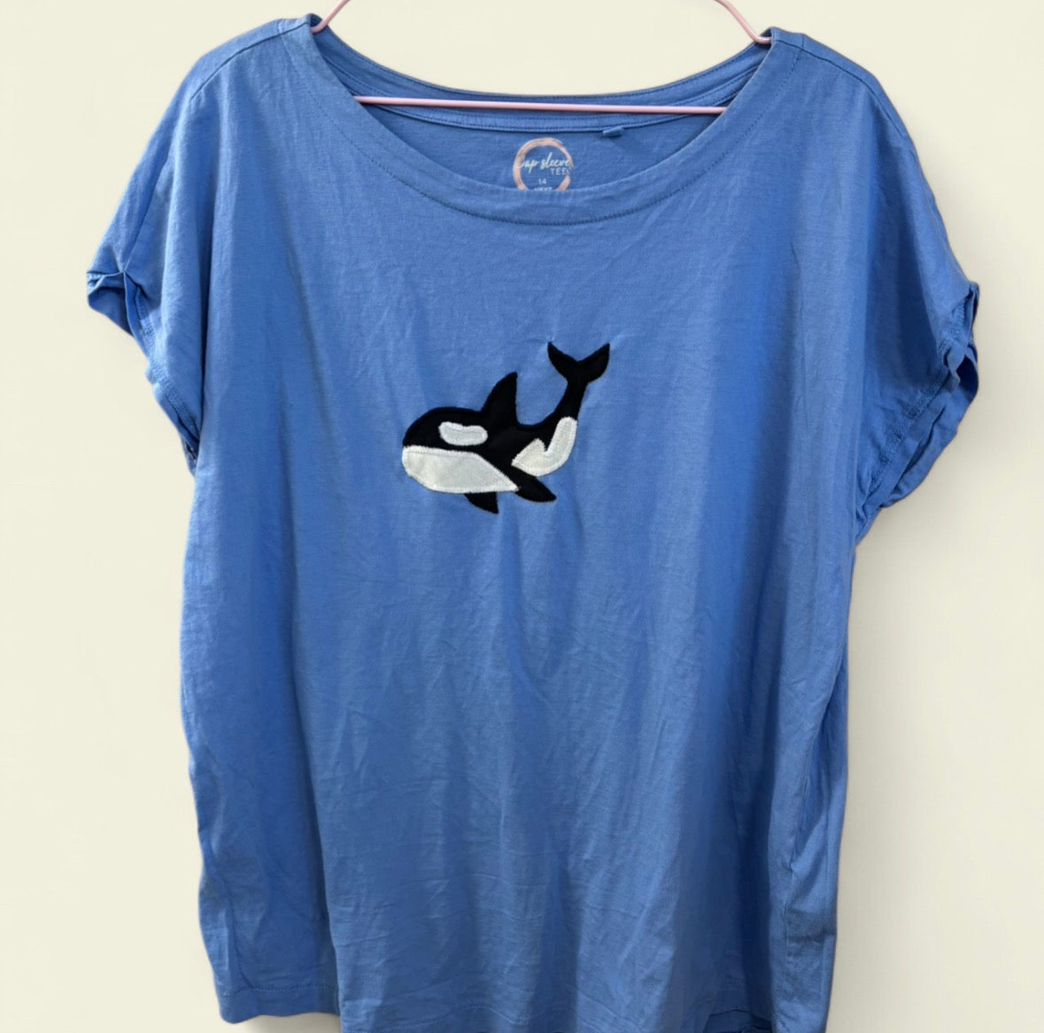 upcycled orca tee