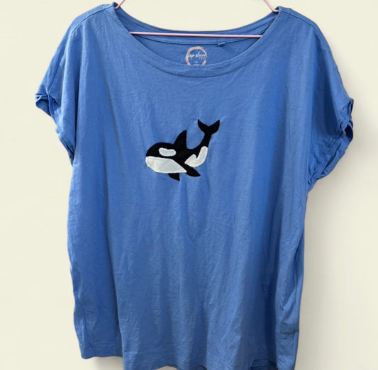 upcycled orca tee