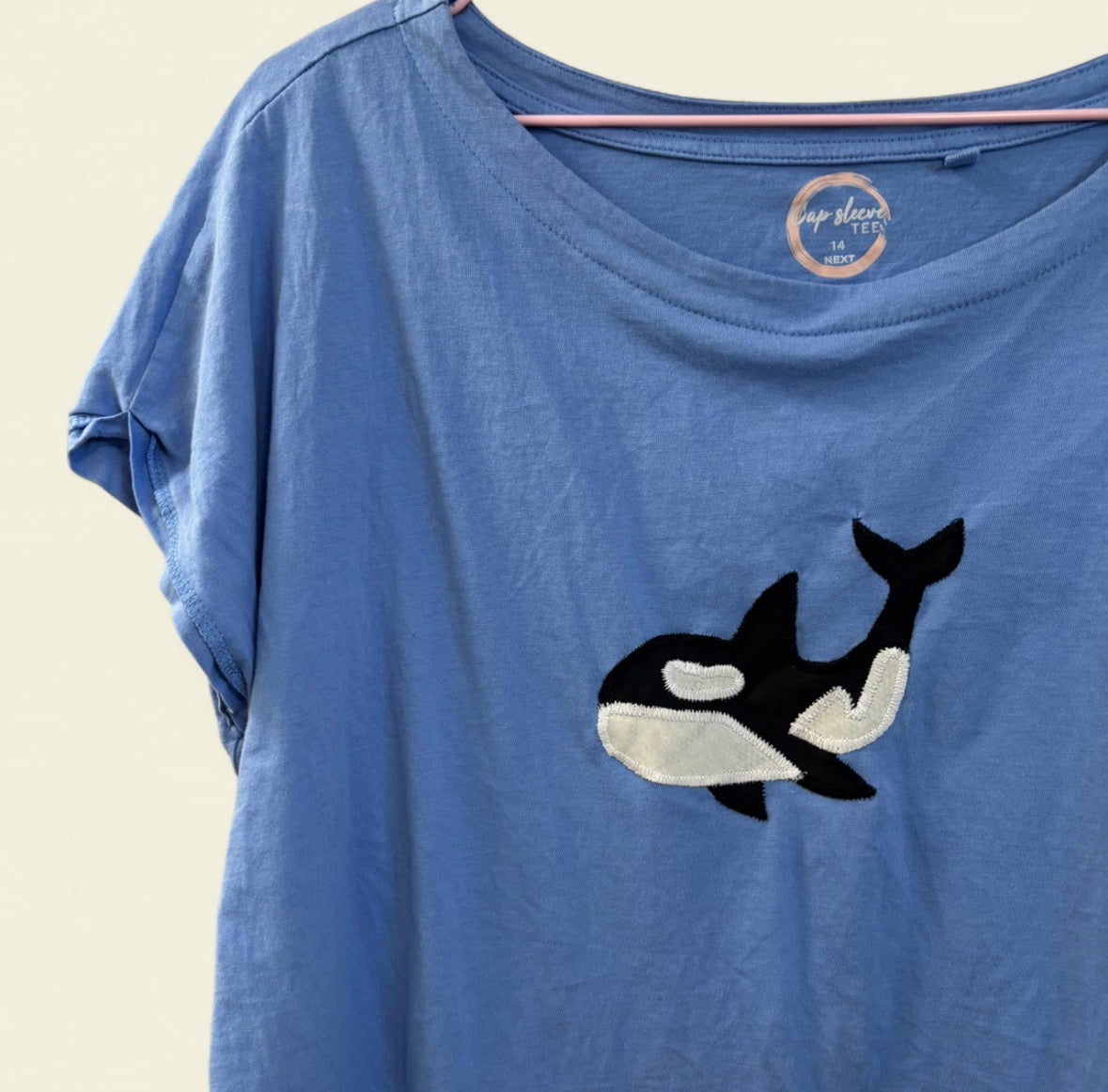 upcycled orca tee
