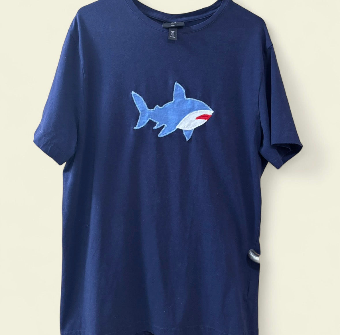 upcycled shark tee