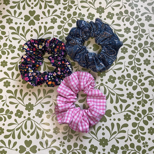 floral scrunchie