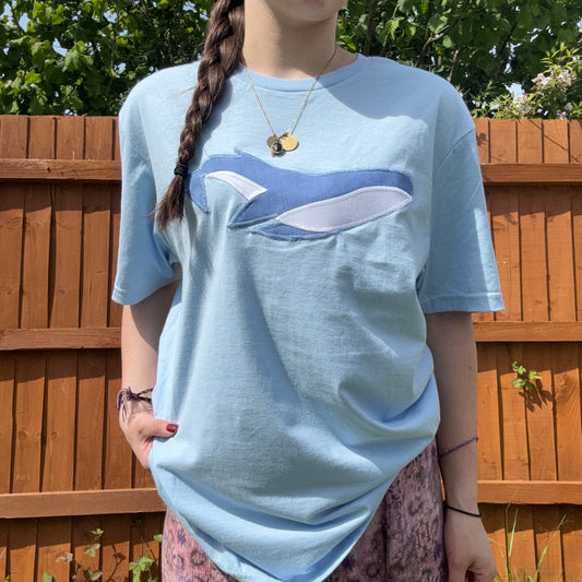 blue whale tee