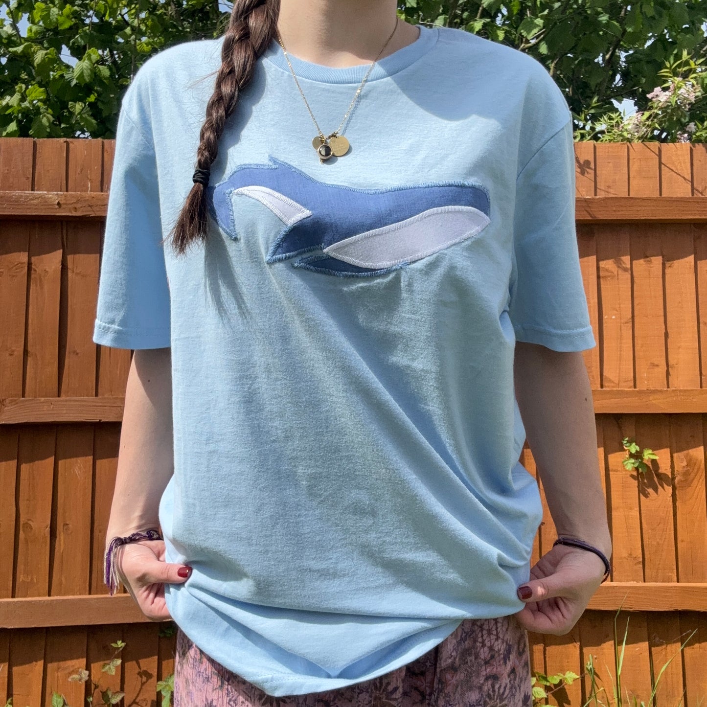 blue whale tee