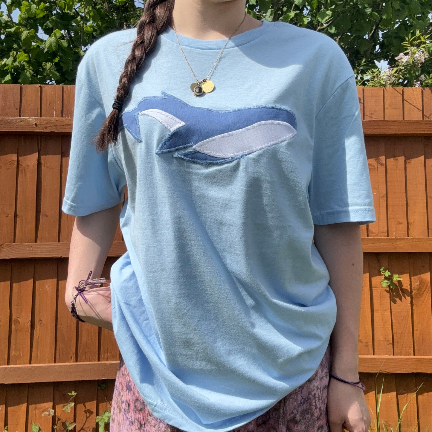 blue whale tee