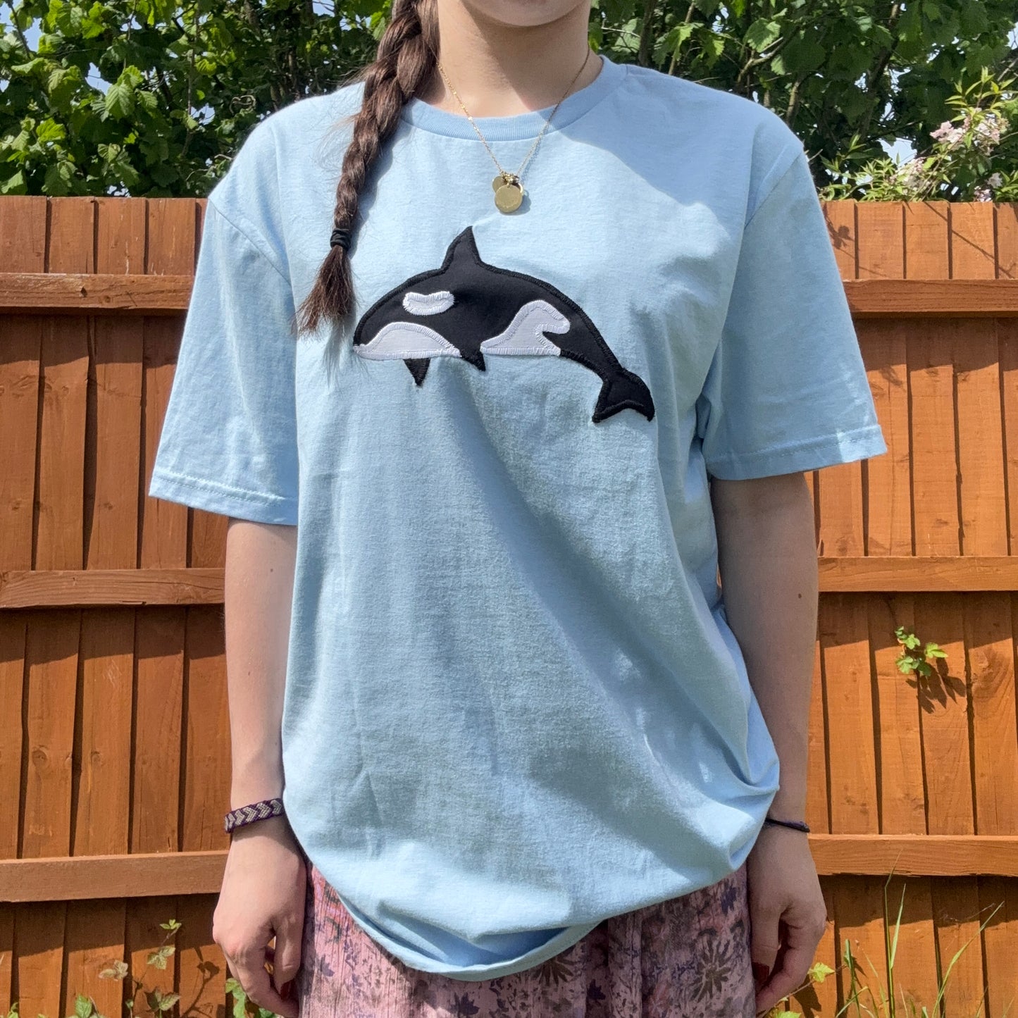 blue orca tee
