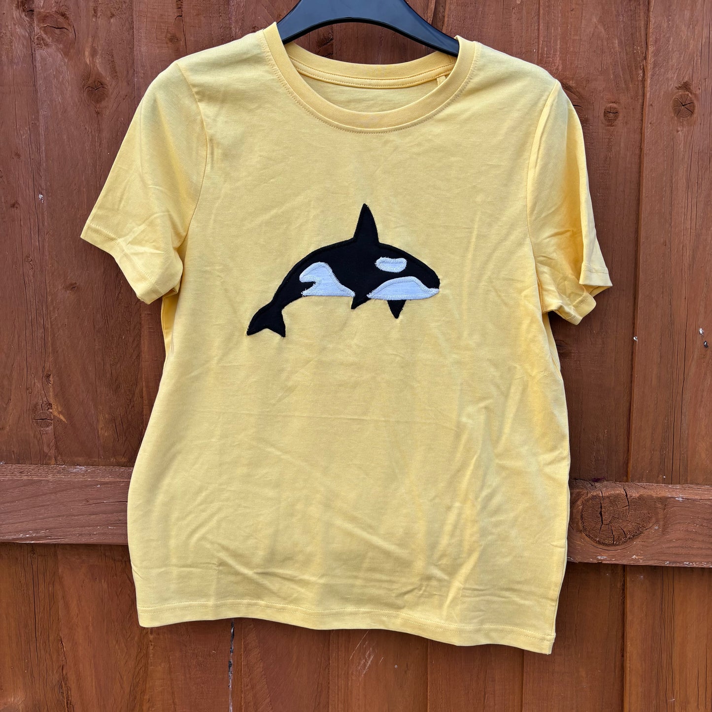 Yellow orca tee