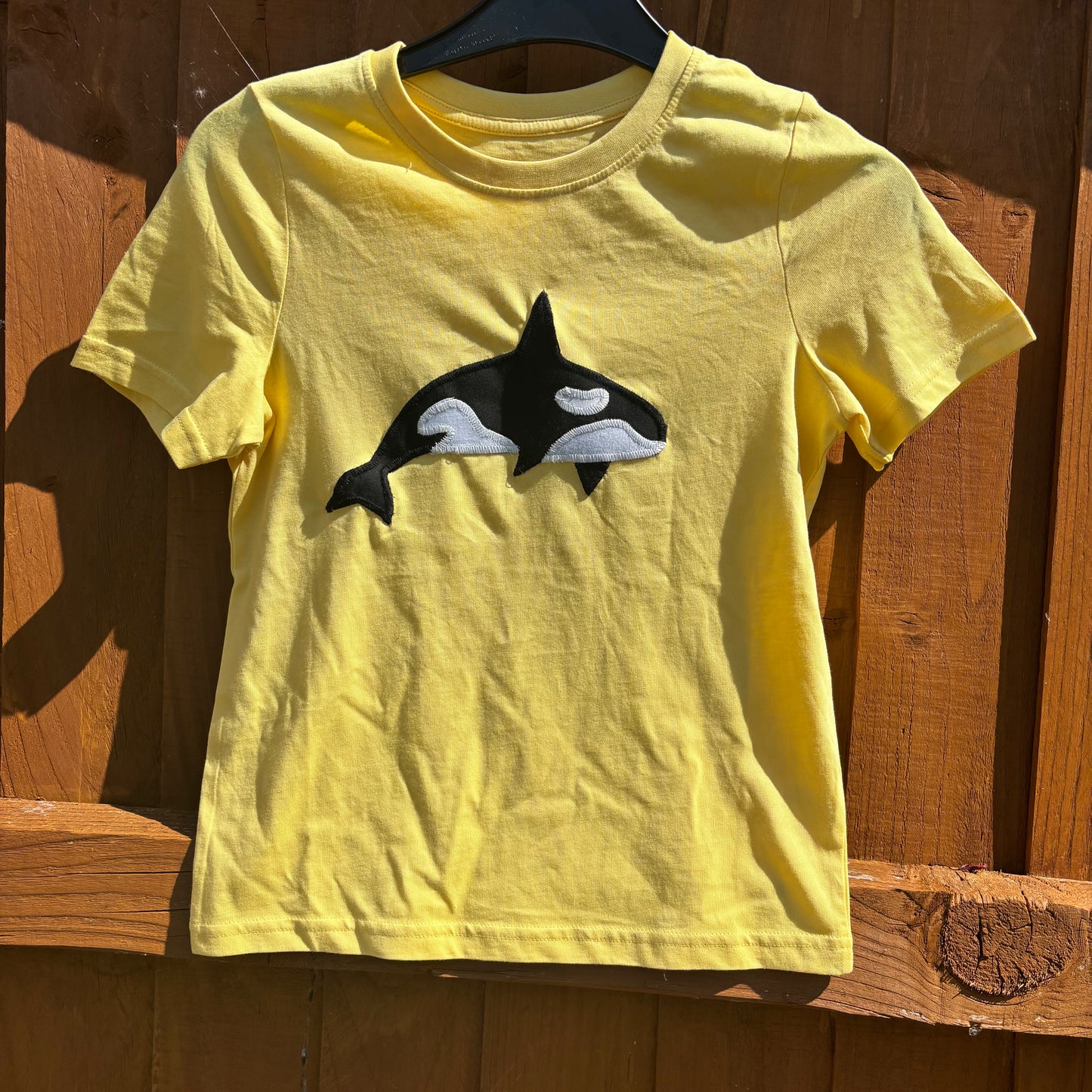 Yellow orca tee