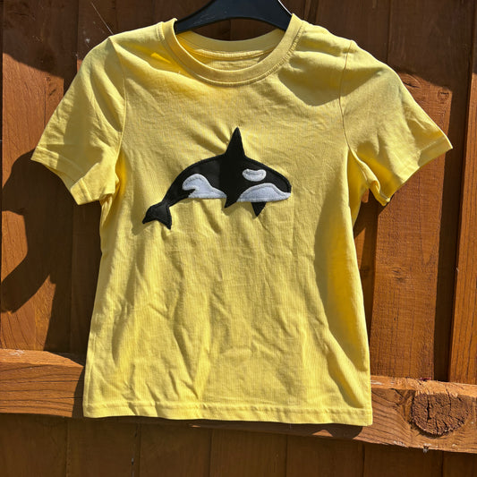 Yellow orca tee