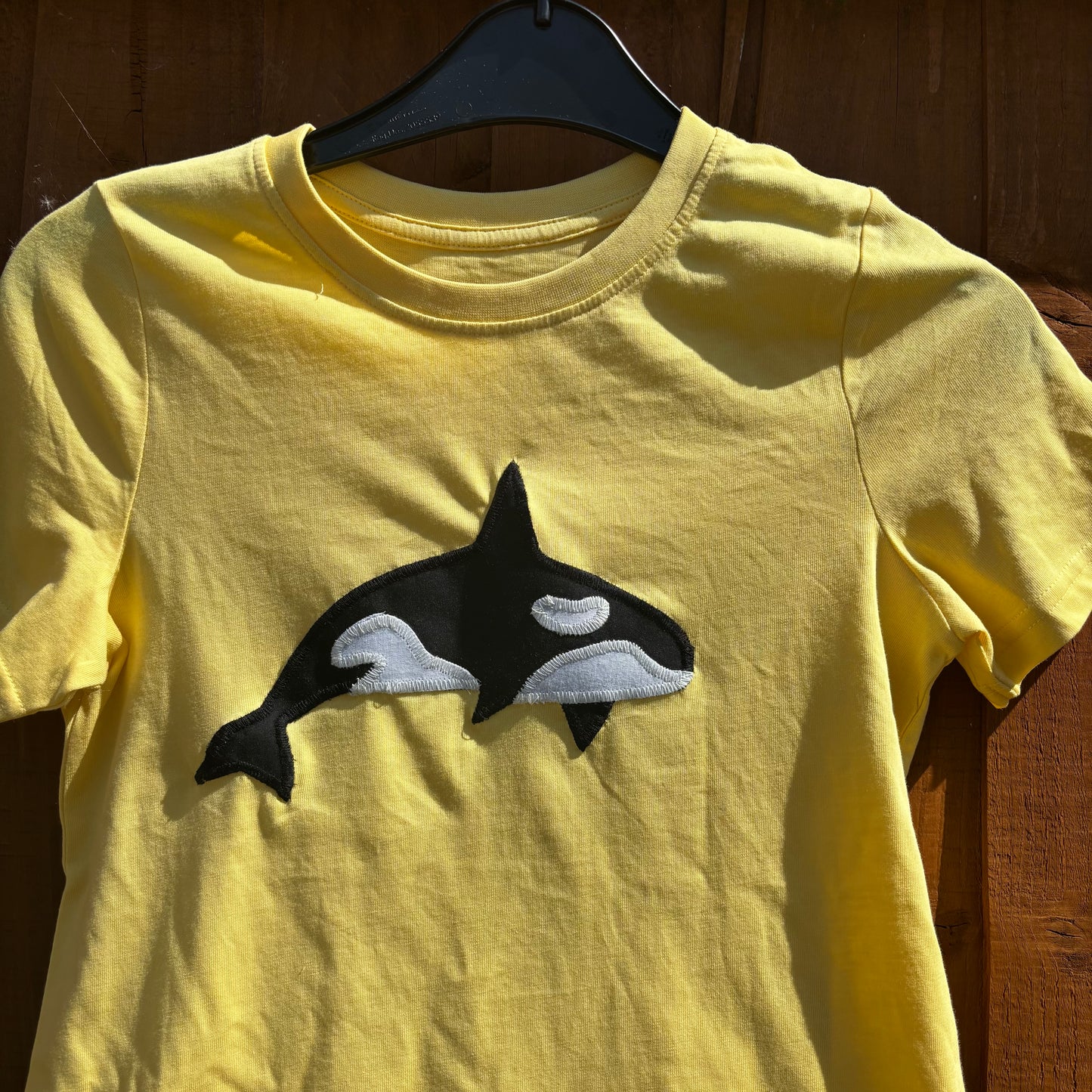 Yellow orca tee